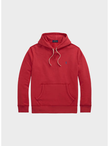 FELPA HOODIE CON LOGO, SUNRISE RED, small