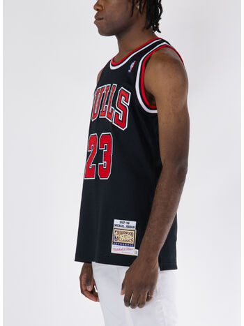 CANOTTA AUTHENTIC JERSEY 97-98 MICHAEL JORDAN, BLACK, small