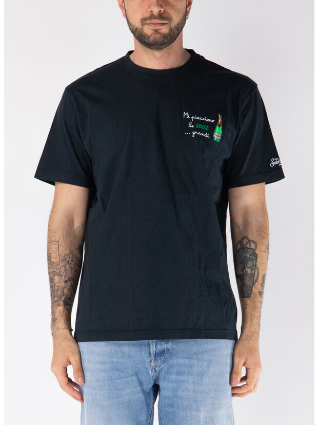 T-SHIRT PORTOFINO BOCCE GRANDI, 00052H 00 EMB, large