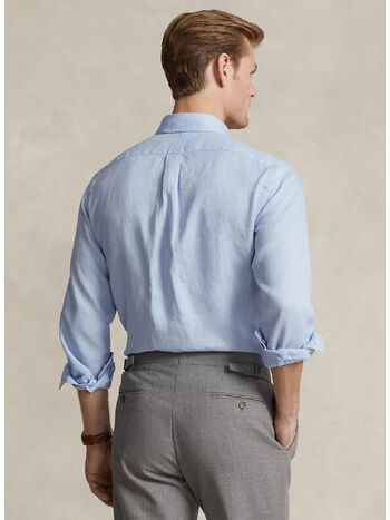 CAMICIA A MANICHE LUNGHE, BLUE HYACINTH, small