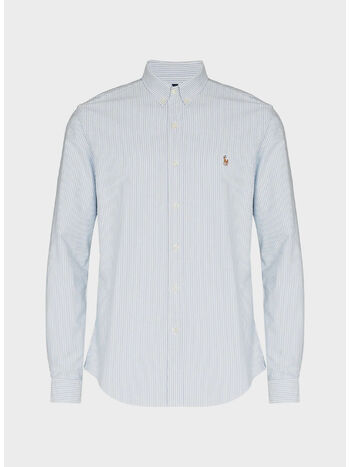 CAMICIA A MANICHE LUNGHE, BSR BLUE/WHITE, small