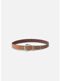 CINTURA TRITTICO, L17O MARRONE-LEONE-OLD SILVER, thumb