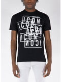 T-SHIRT ICON STAMPS COOL FIT, 900 BLACK, thumb