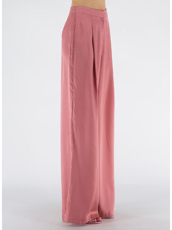 PANTALONE SATIN WIDE LEG, 669DUSTYROSE, small