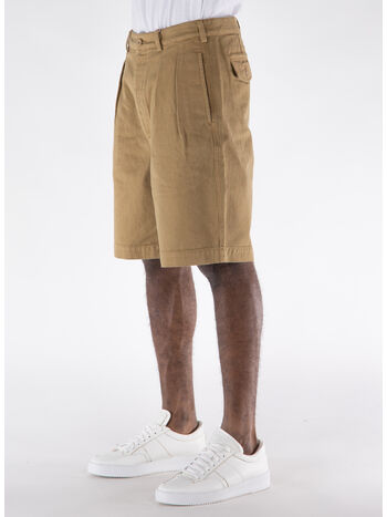 SHORTS PLEATED, 150 KHAKI, small