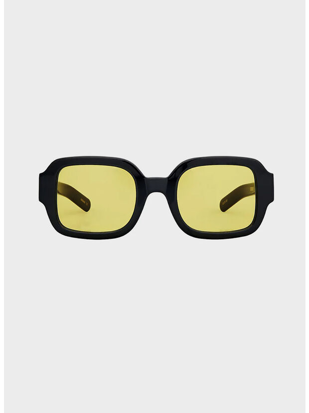 OCCHIALE TISHKOFF, 130 SOLID BLACK / SOLID YELLOW LENS, large
