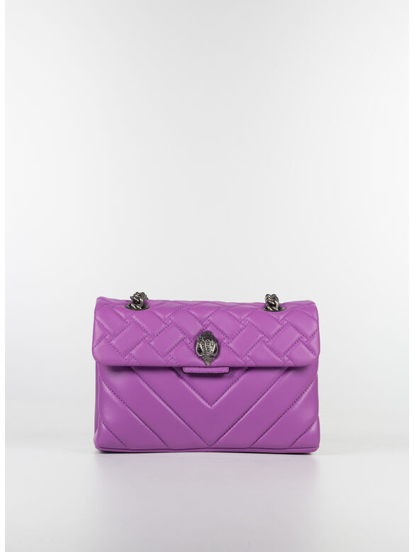 BORSA KENSINGTON X, LEATHER PURPLE, medium