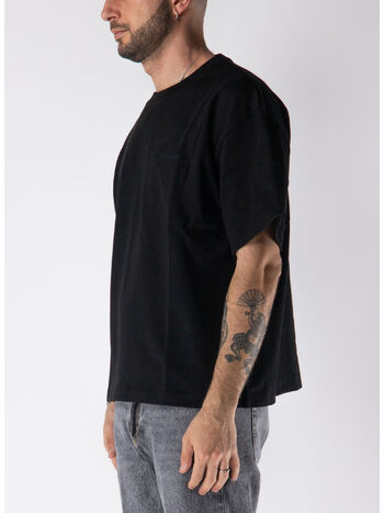 T-SHIRT CLASSIC EMBROIDERY LOGO BOXY, CHB BLACK CLASSIC, small