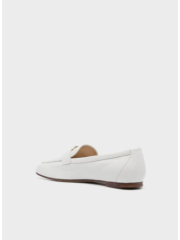 MOCASSINO T TIMELESS IN PELLE, B001 BIANCO, small