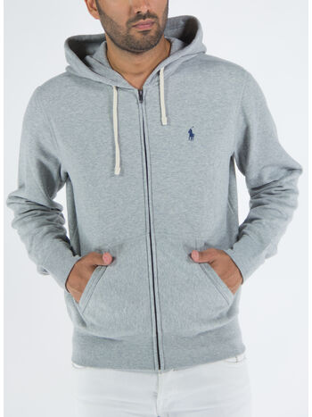 FELPA CON CAPPUCCIO, ANDOVER HEATHER, small