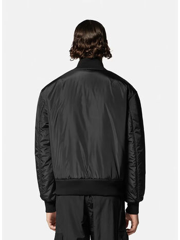 GIACCA BOMBER REVERSIBLE COUTURE, G89 BLACK/GOLD, small