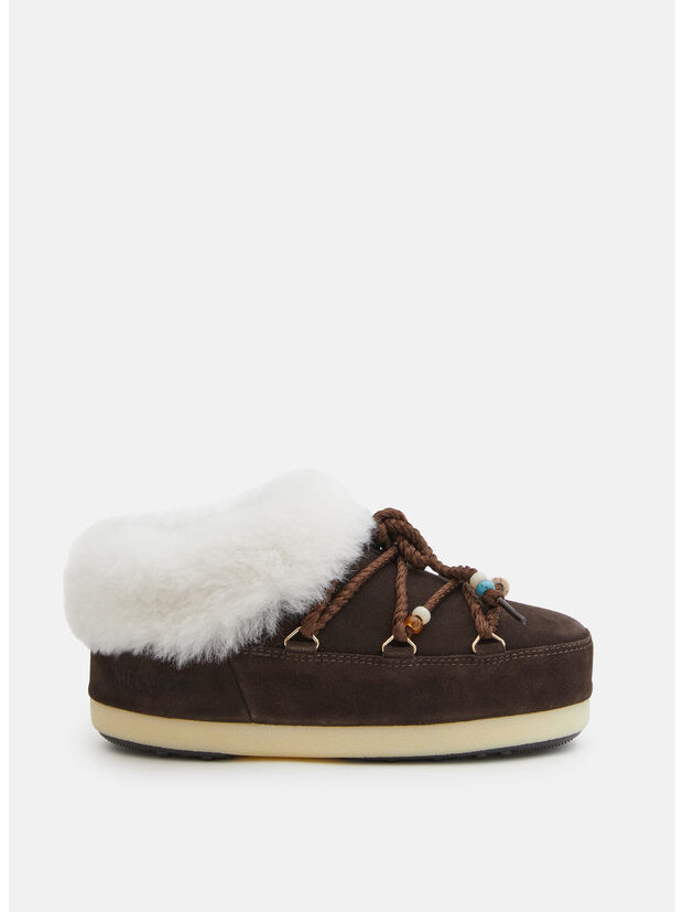 SCARPA MULE SUEDE BEADS, ML01 DARK BROWN/NATURAL, large