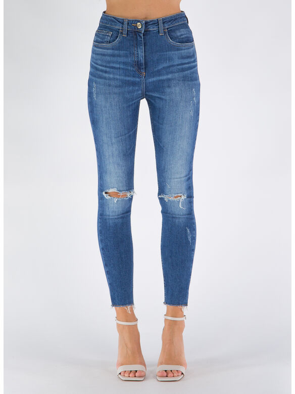JEANS CINQUE TASCHE, 104 BLUEDENIM, medium