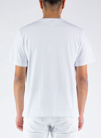 T-SHIRT LOGO FIAMME, 001BIANCO, small