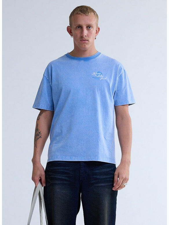 T-SHIRT WELCOME TO PALMBEACH, BLUE, medium