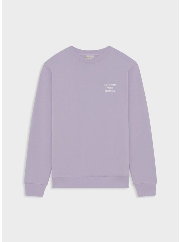 FELPA SLOGAN, LAVANDER, medium