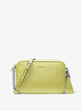BORSA A TRACOLLA GINNY IN PELLE, 763LIMELIGHT, thumb