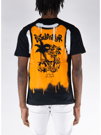 T-SHIRT GRAPHIC, NERO, small