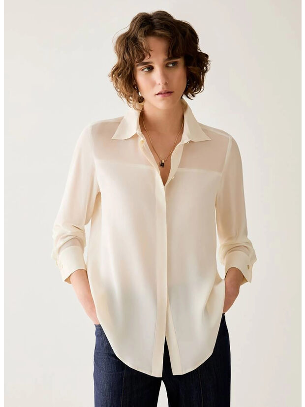 CAMICIA MODICO, 009 AVORIO, large