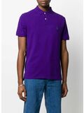 POLO A MANICHE CORTE CON LOGO RICAMATO, CHALET PURPLE, thumb