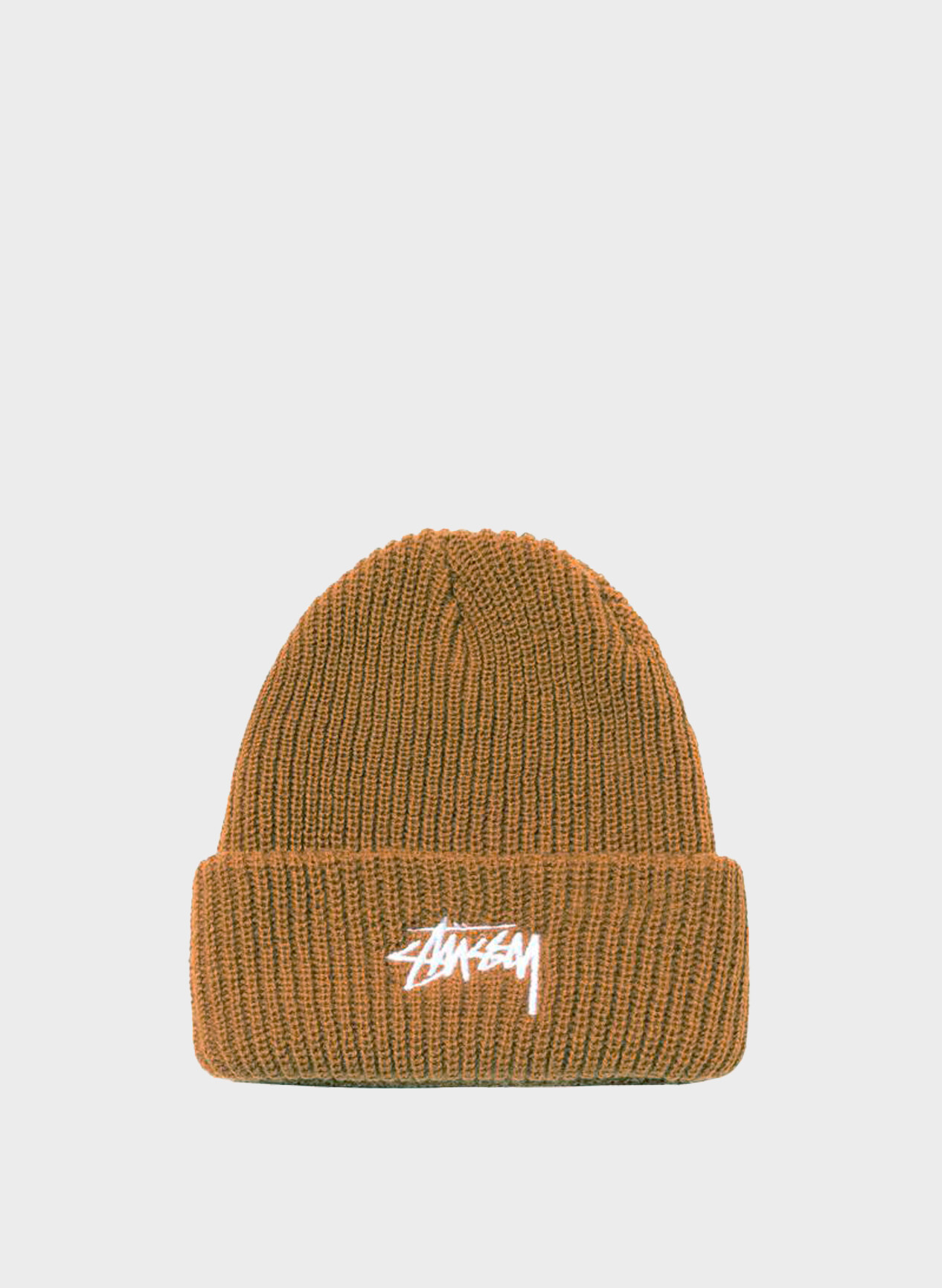 STUSSY CAPPELLO BASIC CUFF BEANIE Beige 