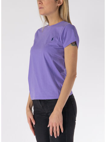 T-SHIRT CON RICAMO POLO PONY, HYACINTH, small