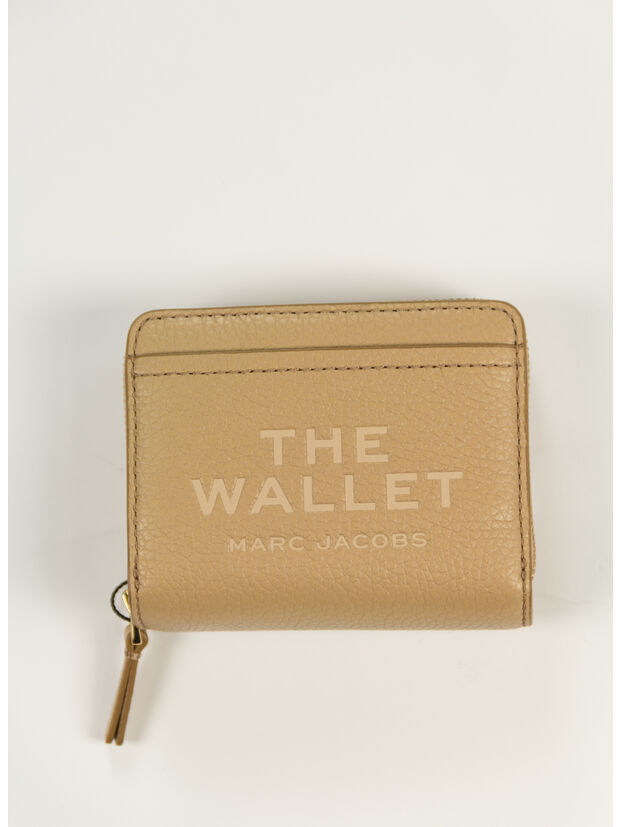PORTAFOGLIO THE LEATHER MINI COMPACT, 230 CAMEL, large