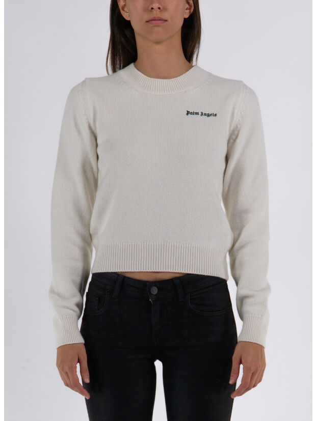 MAGLIONE CLASSIC LOGO, 0410 BUTTER BLACK, large