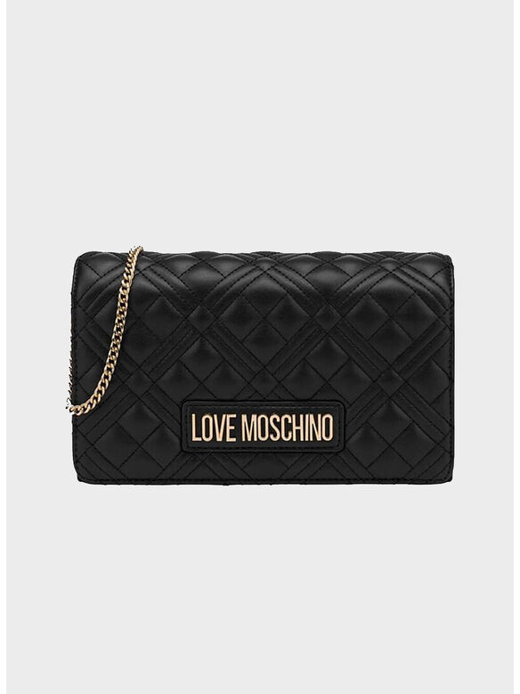 BORSA A SPALLA DAILY SMART TRAPUNTATO, 000 NERO, medium