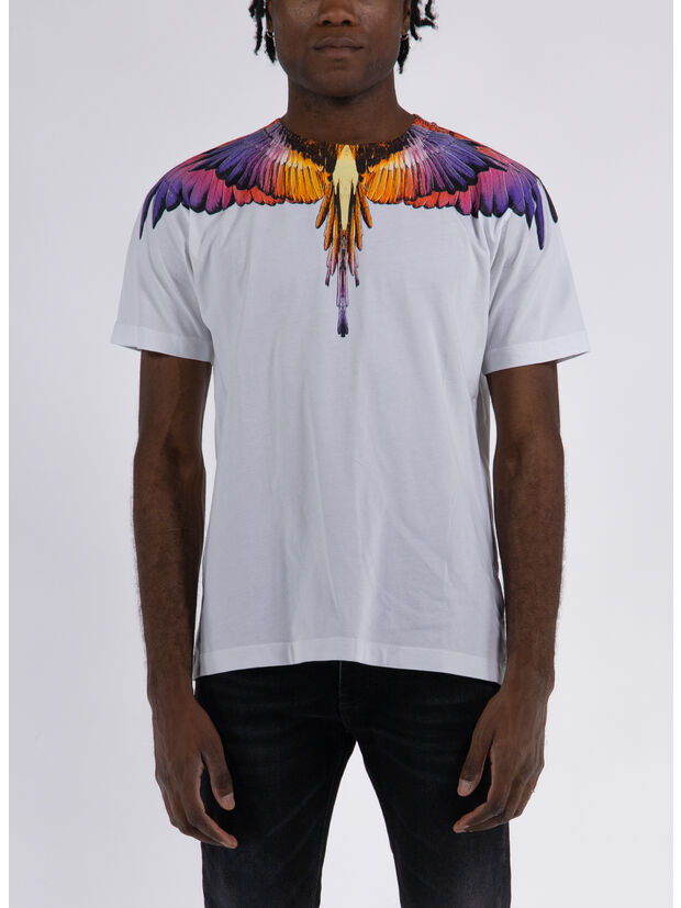 T-SHIRT ICON WINGS REGULAR, 0130 WHITE PINK, large