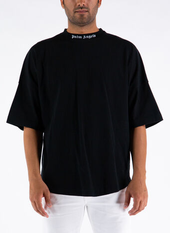 T-SHIRT CLASSIC LOGO OVER TEE, 1001BLACKWHITE, small