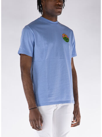 T-SHIRT ORIGINAL LOGO S/S, FJORD BLUE, small