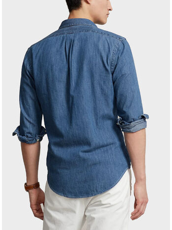 CAMICIA IN DENIM, , small