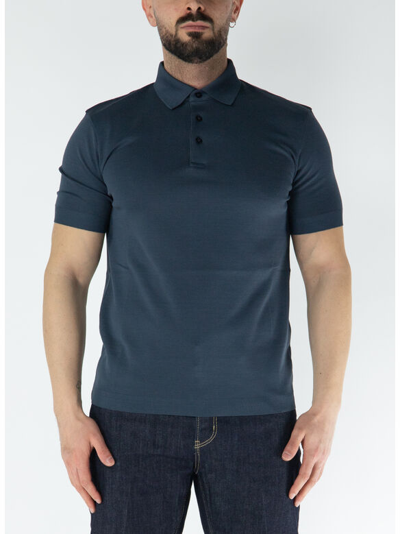 POLO IN MAGLIA, 9200 BLU, medium