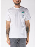 T-SHIRT IN COTONE CON TASCHINO E RICAMO, 05140H 01N EMB, thumb
