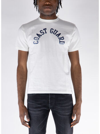 T-SHIRT COAST GUARD, WHITE, small