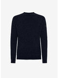MAGLIONE GIROCOLLO VELVET RAVE ROUND, 60 BLUE BLACK, thumb