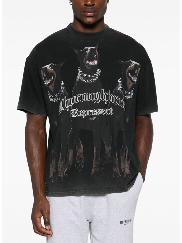 T-SHIRT THOROUGHBRED, 003 VINTAGE BLACK, medium