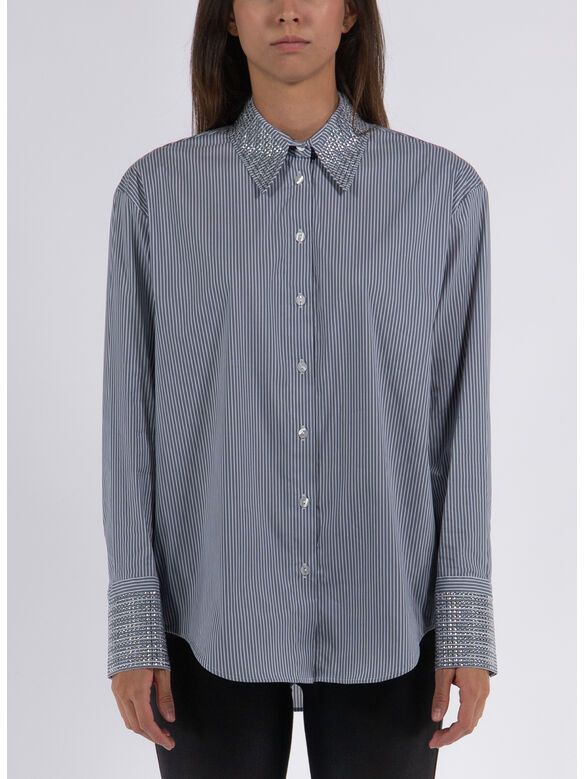 CAMICIA CLASSIC MIRROR, 0196 GRIGIO BIANCO, medium
