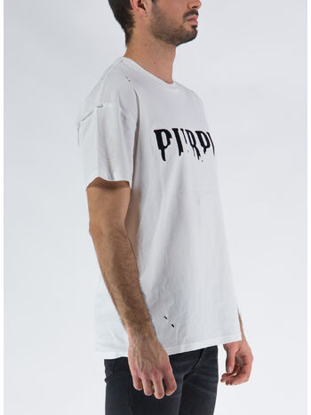 T-SHIRT P101 TEXTURED JERSEY, WHITE WHITE, small