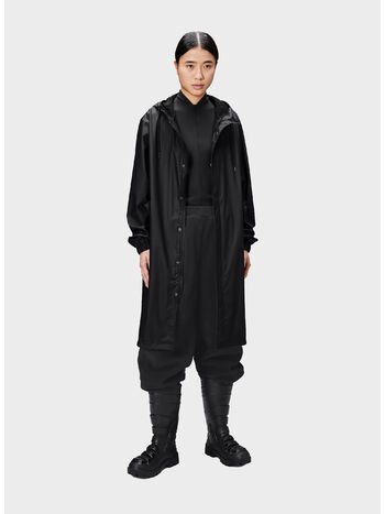 CAPPOTTO PARKA FISHTAIL, 01 BLACK, small