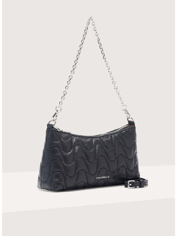 BORSA  AURA MATELASSE, 001 NOIR, small