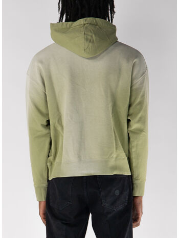 FELPA HOODIE CON LOGO STAMPATO, C0502 USED DRYED HERB, small
