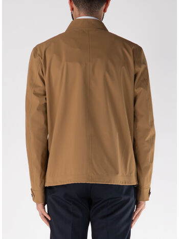 GIACCA A CAMICIA CON COLLETTO BUTTON DOWN, 2157 CAMEL, small