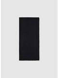 PASHMINA IN JACQUARD CON LETTERING ALL-OVER, 110 NERO, thumb