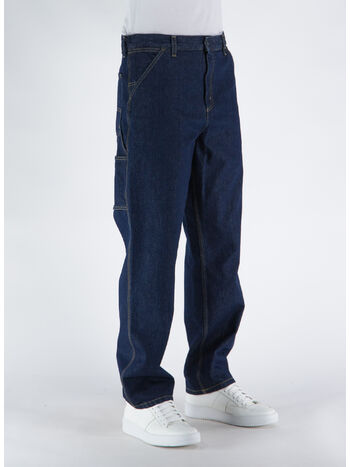 PANTALONE SINGLE KNEE, 0102 BLUE RINSED, small