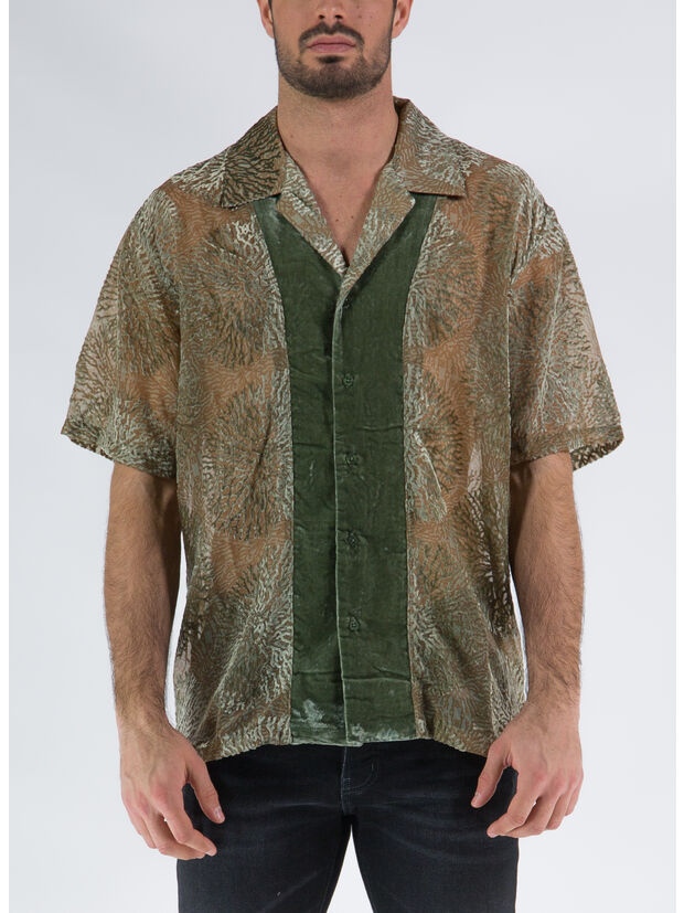CAMICIA PARNIAN, MYCELLIUM GREEN AOP, large