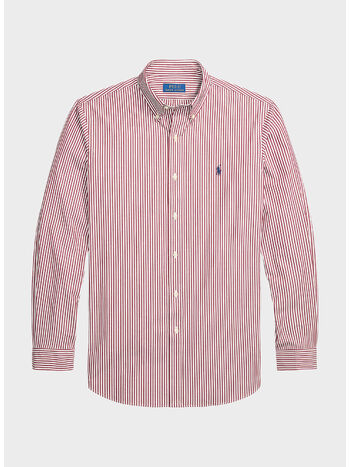 CAMICIA A RIGHE IN COTONE, 4655B WINE WHITE, small
