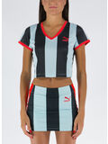 T-SHIRT SLIM PUMA X DUA LIPA, 89 BLUE GLOW - PUMA BLACK, thumb