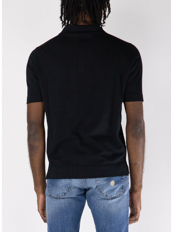 POLO SKIPPER SENZA BOTTONI, 990NERO, small